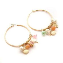 捷芮兒合金韓版耳環 大圈百搭經典組合，引領珠寶首飾新潮流