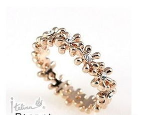 供應滿鉆圓環戒指 簡約大方設計，精湛工藝禮品